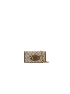 gucccci Horse Buckle 1955 Chain Wallet