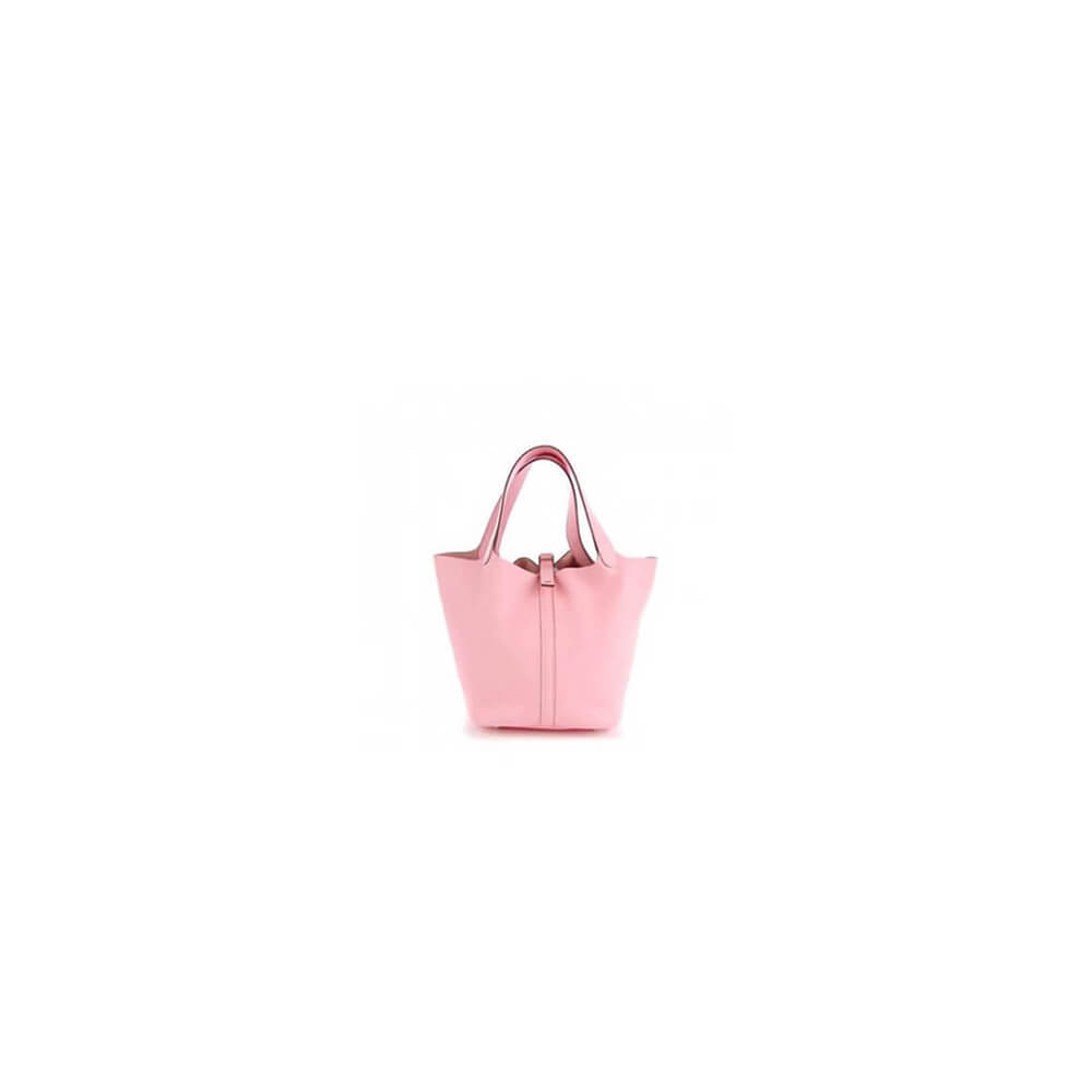 Pink Hermes Picotin Lock 22 bag (high-end grade)