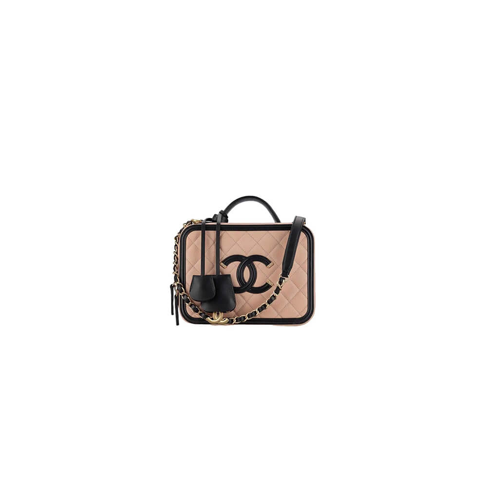 Chanel Medium Filigree Makeup Case