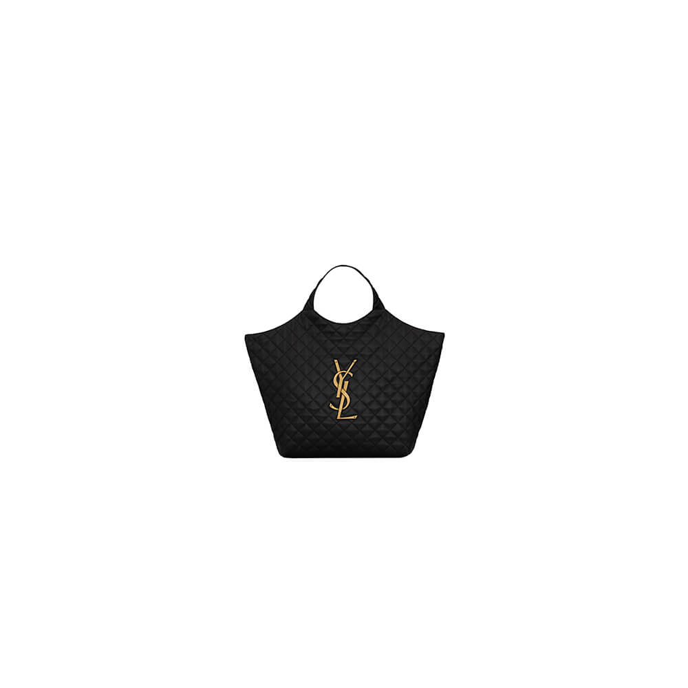 YSL Icare quilted lambskin oversized shopping bag (High-end grade)