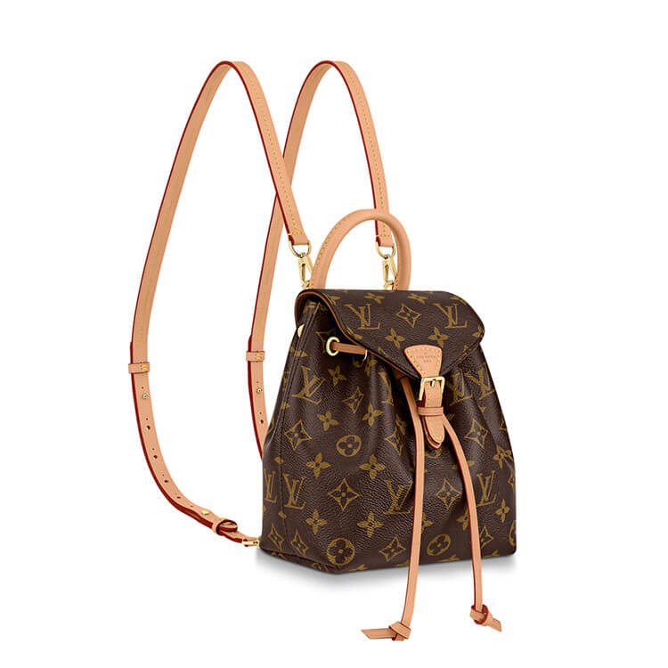 Aged Natural LV Montsouris BB Backpack