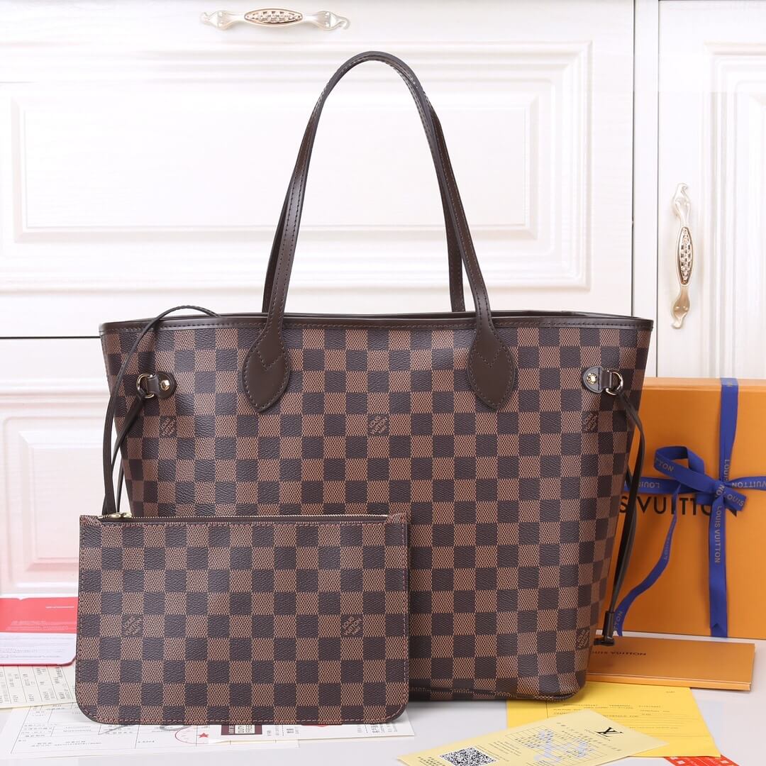 Cerise Red LV Neverfull MM - Image 2