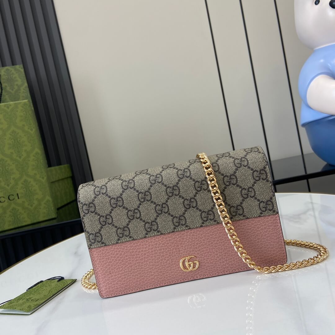 GG Marmont two-tone mini chain bag - Image 2