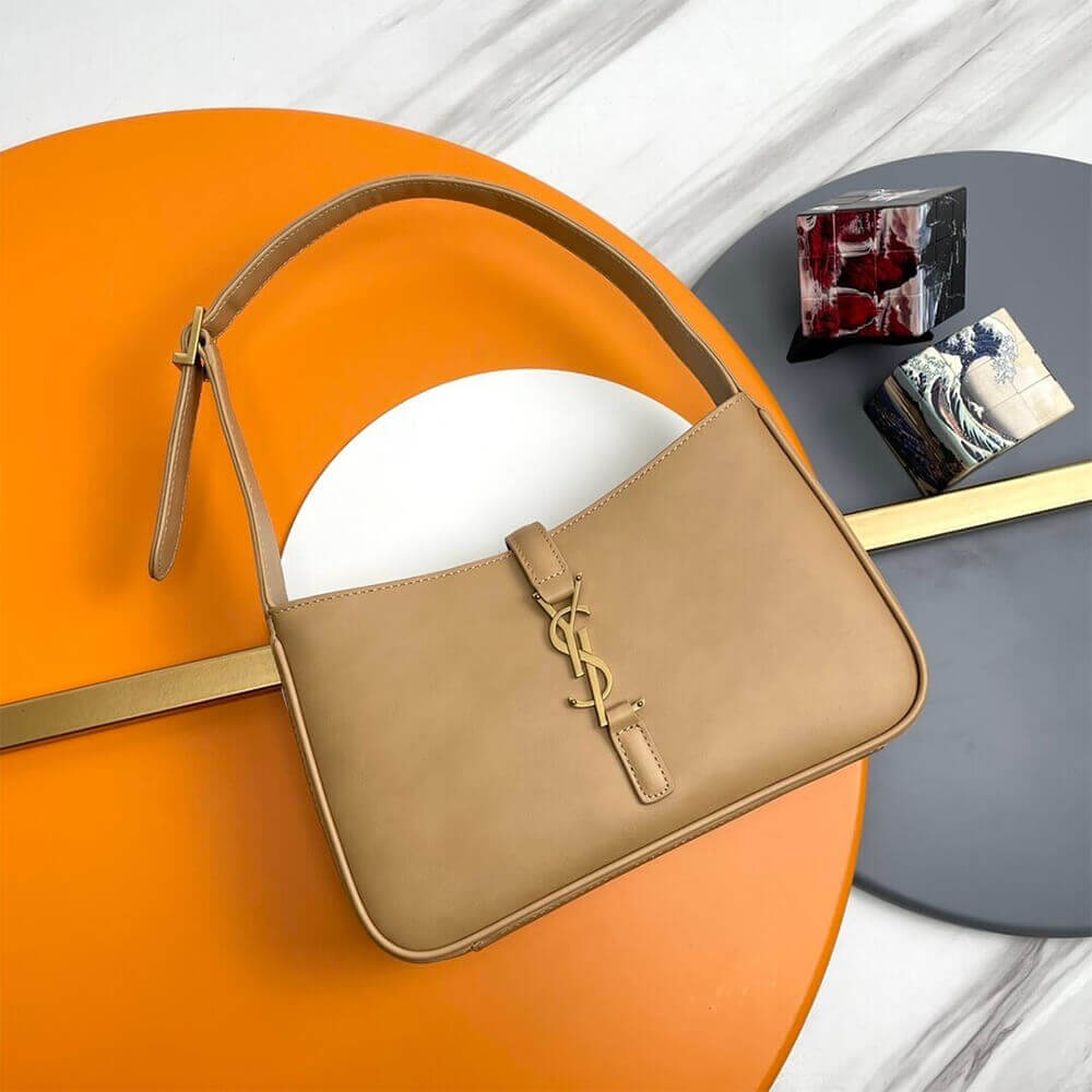 GREYISH YSL LE 5 A 7 bag in smooth leather - Image 2