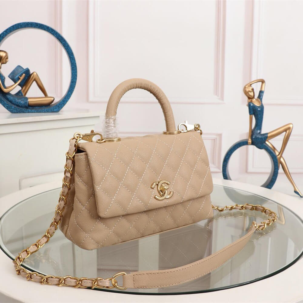 Chanel Coco handle flap shoulder bag PM - Image 3