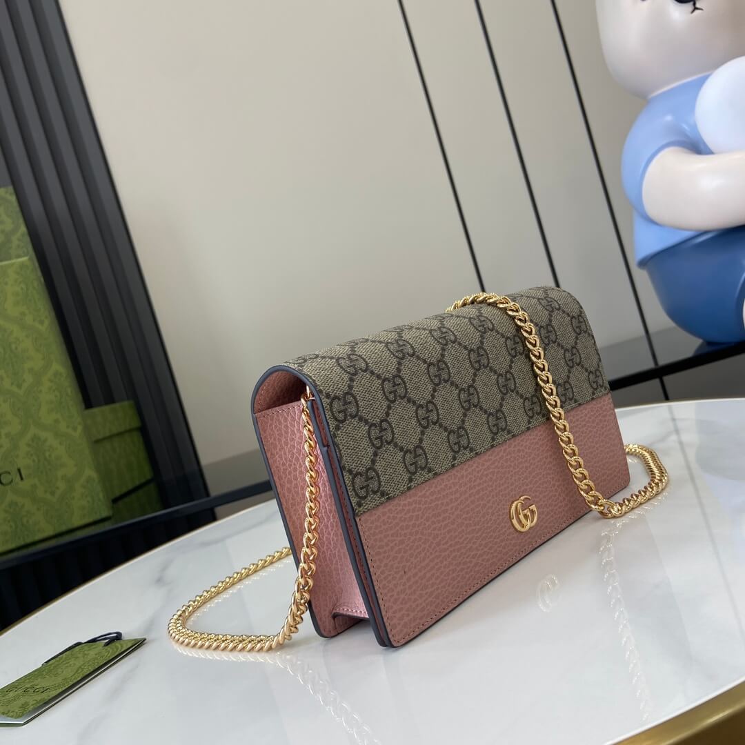 GG Marmont two-tone mini chain bag - Image 3