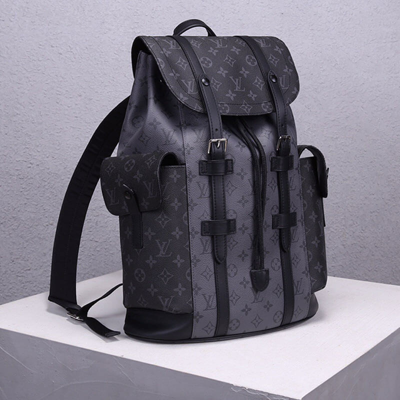 Cow-Hide LV Christopher PM Backpack - Image 3