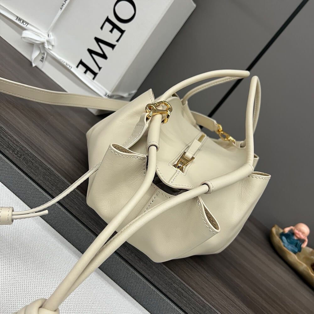 Loewe Small Paseo bag in shiny nappa calfskin (high-end grade) - Image 3