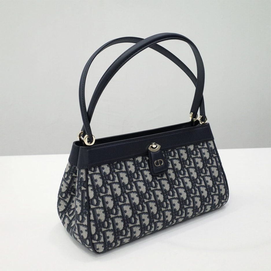 Blue MEDIUM DIOR KEY BAG - Image 3