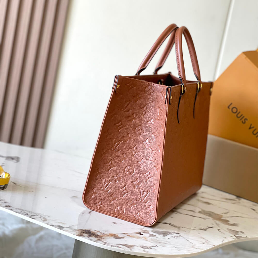 Cognac brown LV OnTheGo MM (high-end grade) - Image 3