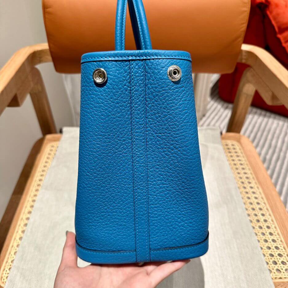Blue Hermes Garden Party 30 Bag - Image 3