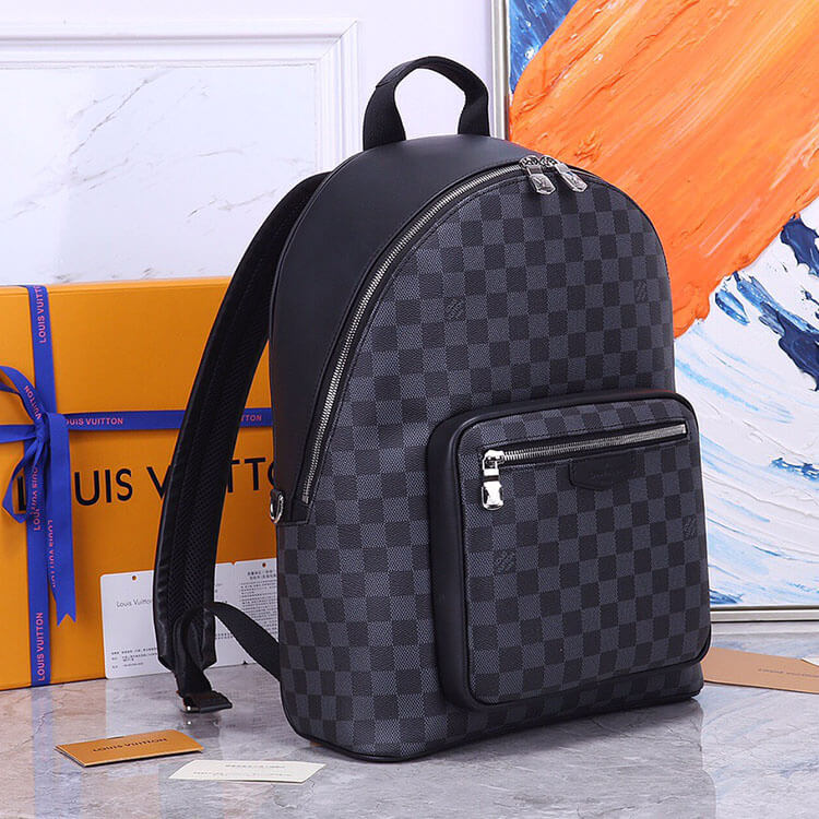 Cowhide LV Josh Backpack - Image 3