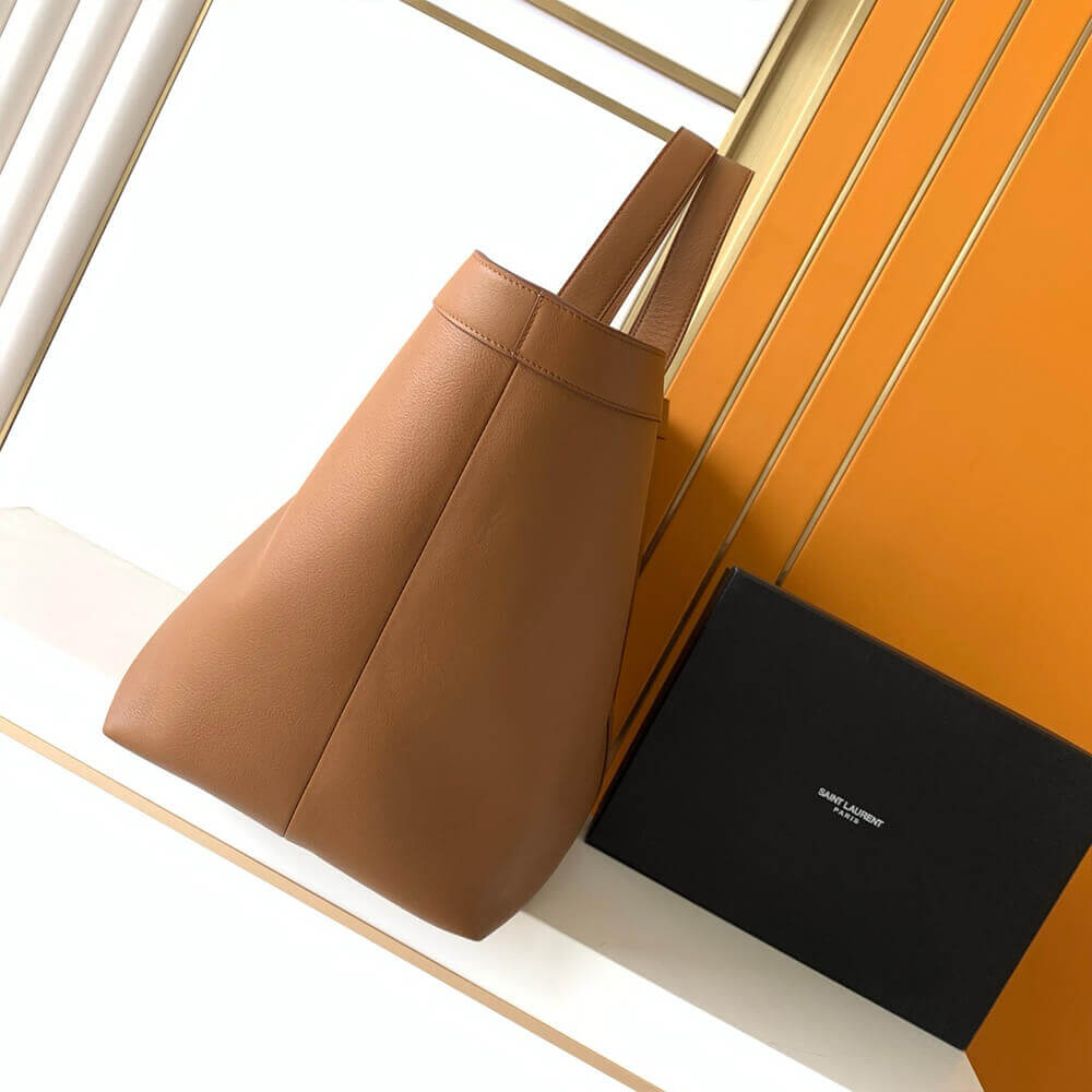Brown YSL Y TOTE IN LEATHER (High-end grade) - Image 3