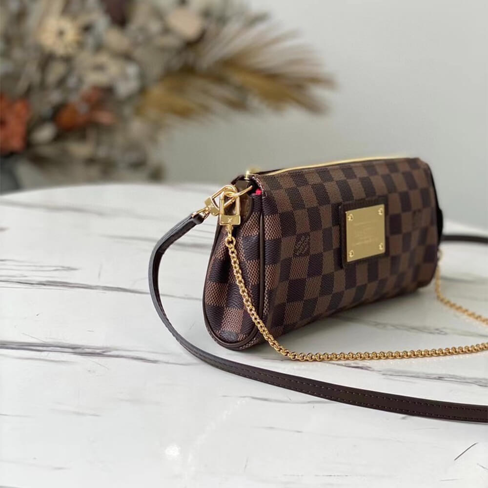 LV Eva Clutch Shoulder Bag 2 Way Bag - Image 3