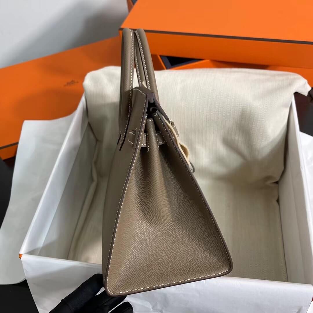 Etoupe Hermes Birkin 25 Sellier (High-end Grade) - Image 3