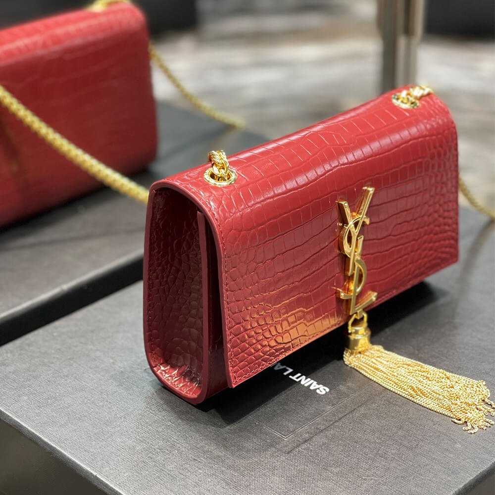 YSL KATE EMBOSSED SHOULDER BAG - Image 3