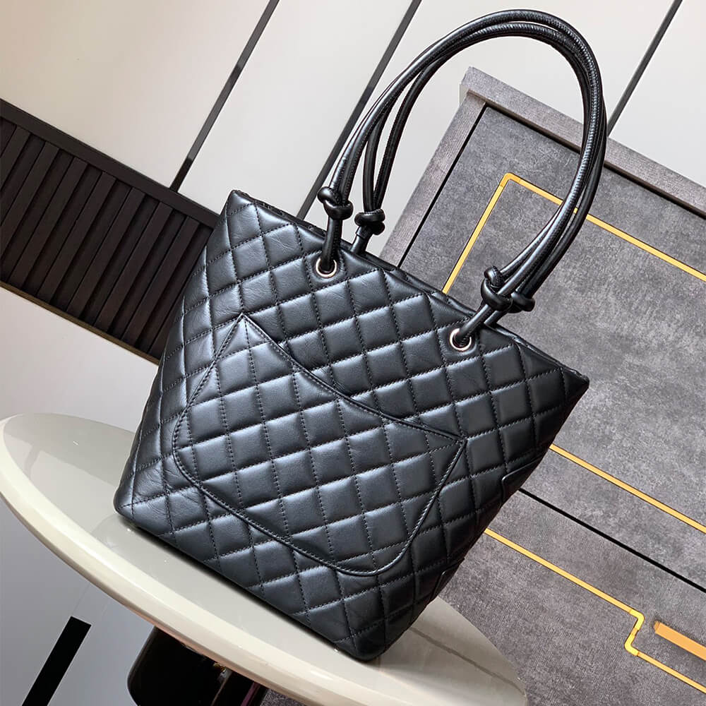 Black Chanel Cambon Line Medium Tote (high-end grade) - Image 4