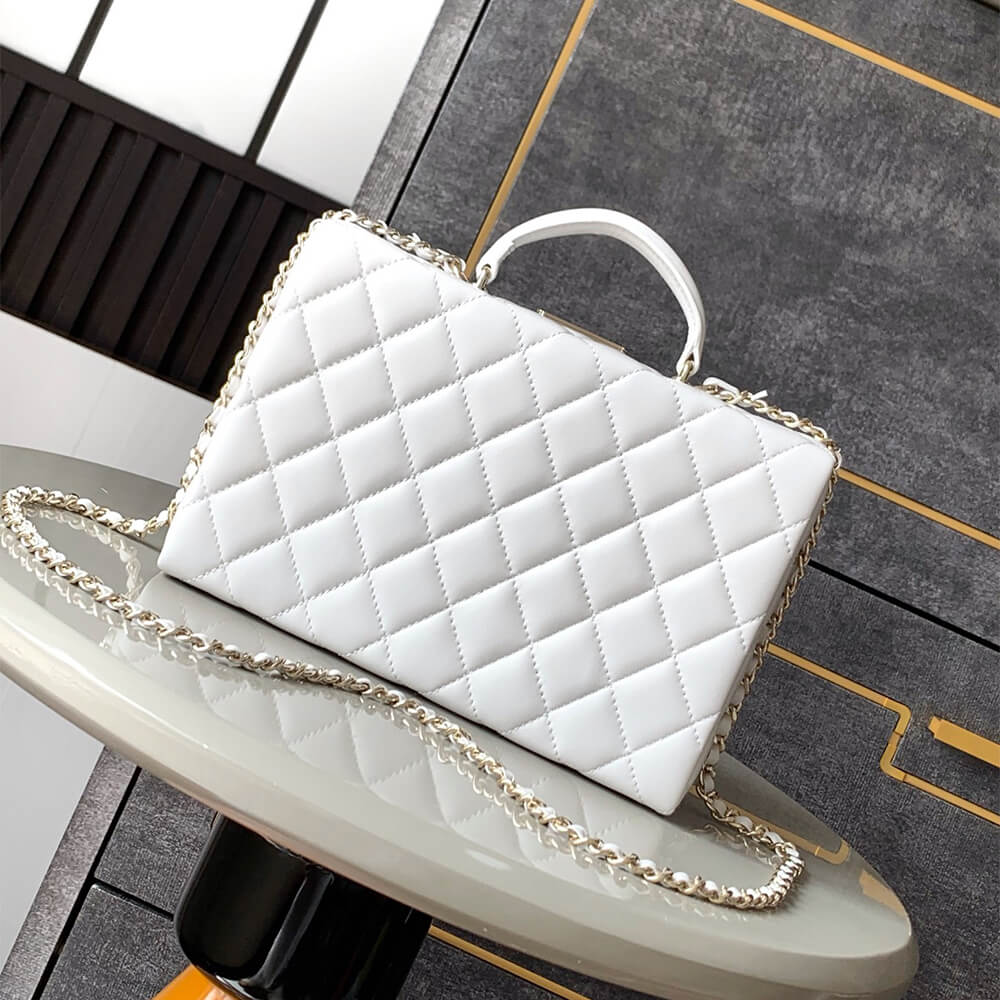 White CHANEL Box Pack (High-end grade) - Image 4