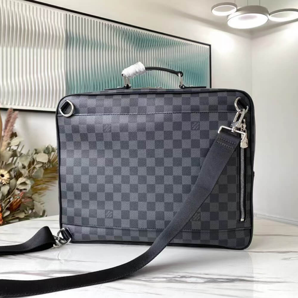 Damier LV BRIEFCASE BACKPACK - Image 4