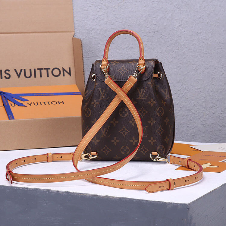 Aged Natural LV Montsouris BB Backpack - Image 4