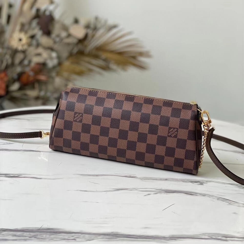 LV Eva Clutch Shoulder Bag 2 Way Bag - Image 4