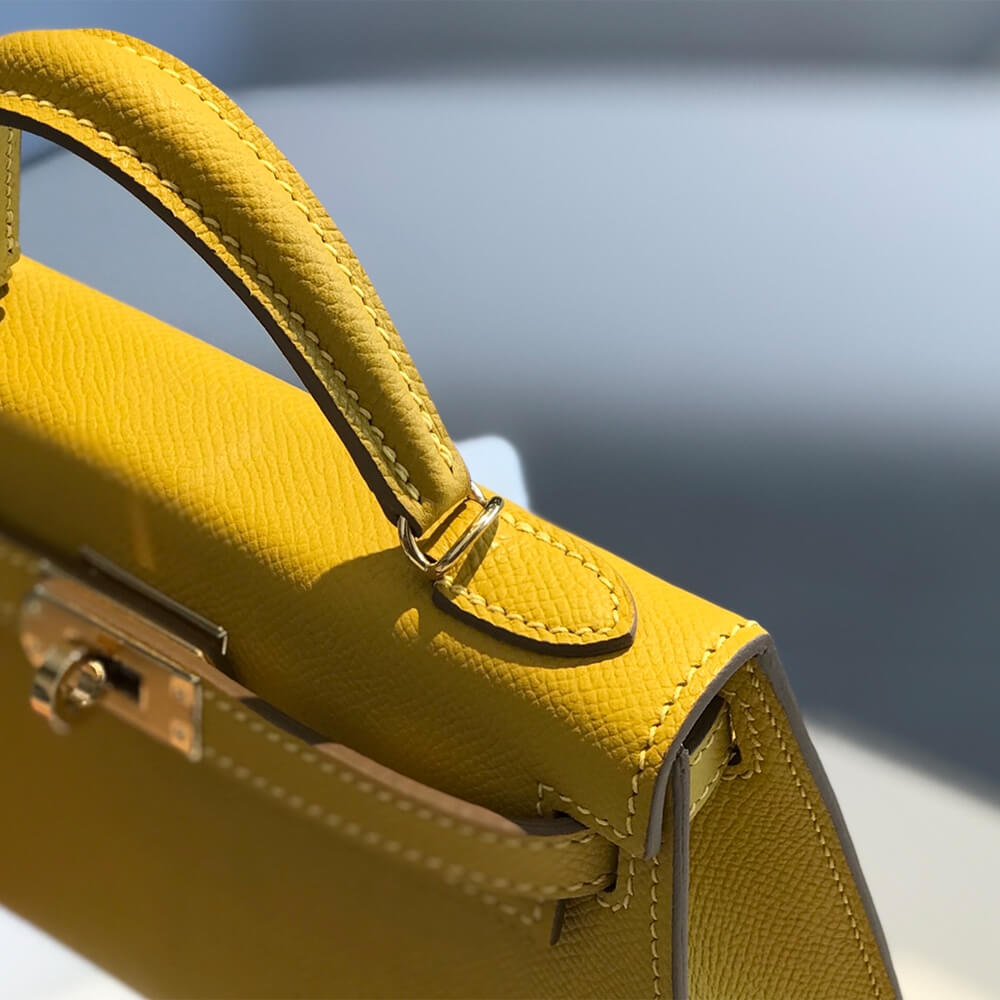 Yellow Hermes Mini Kelly II (High-end Grade) - Image 5