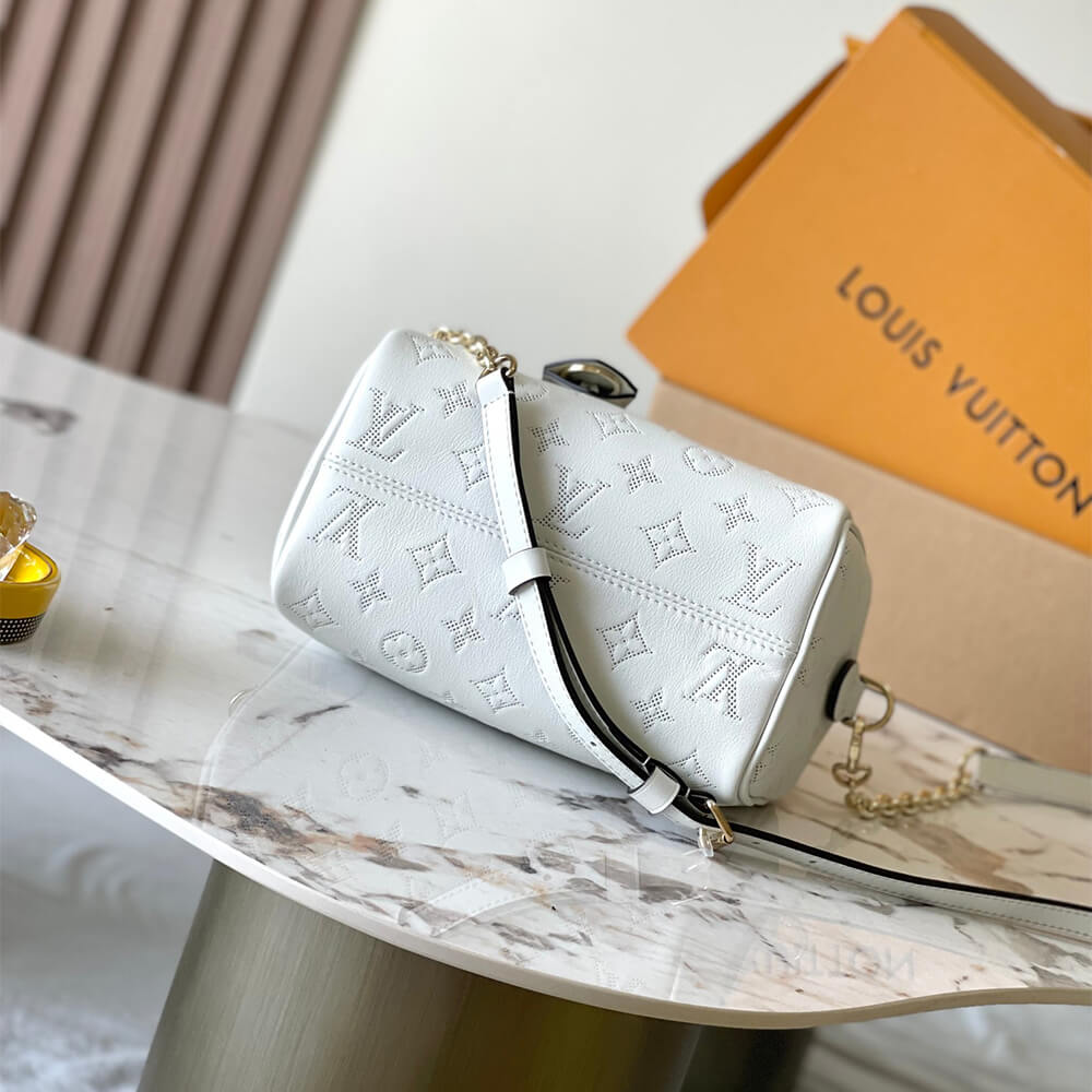 White Blanc LV Speedy Bandouliere 20 (high-end grade) - Image 5