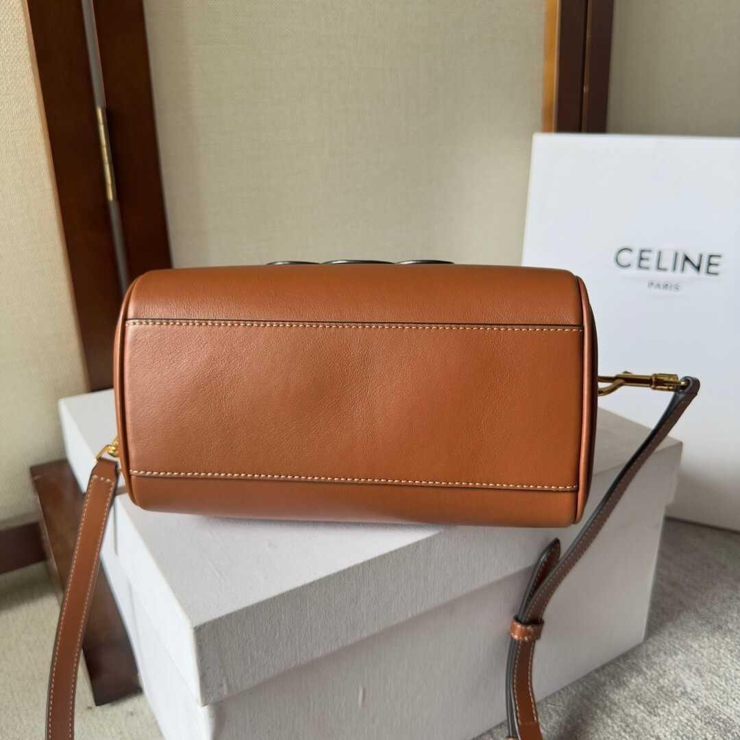 CELINE Small Boston Bag in Smooth Calfskin - Image 5