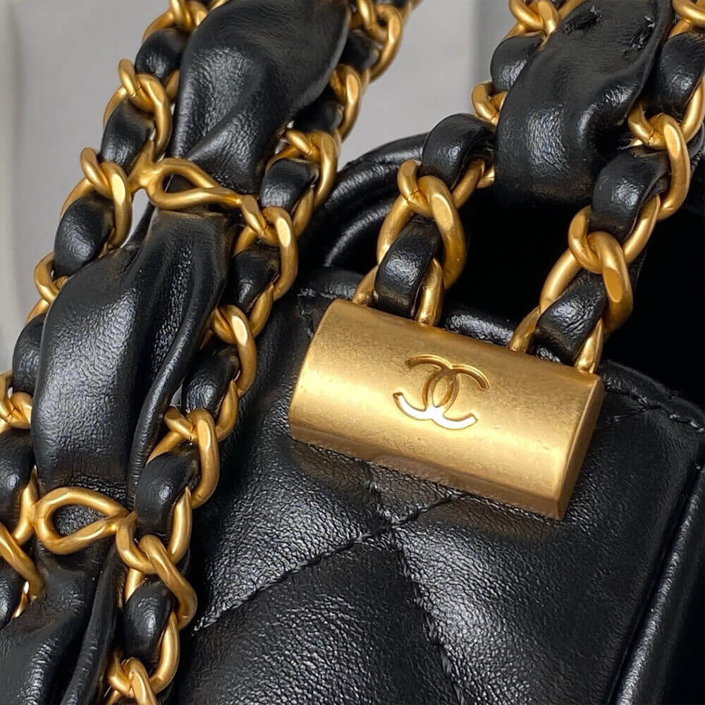 Black CHANEL MINI FLAP - Image 6