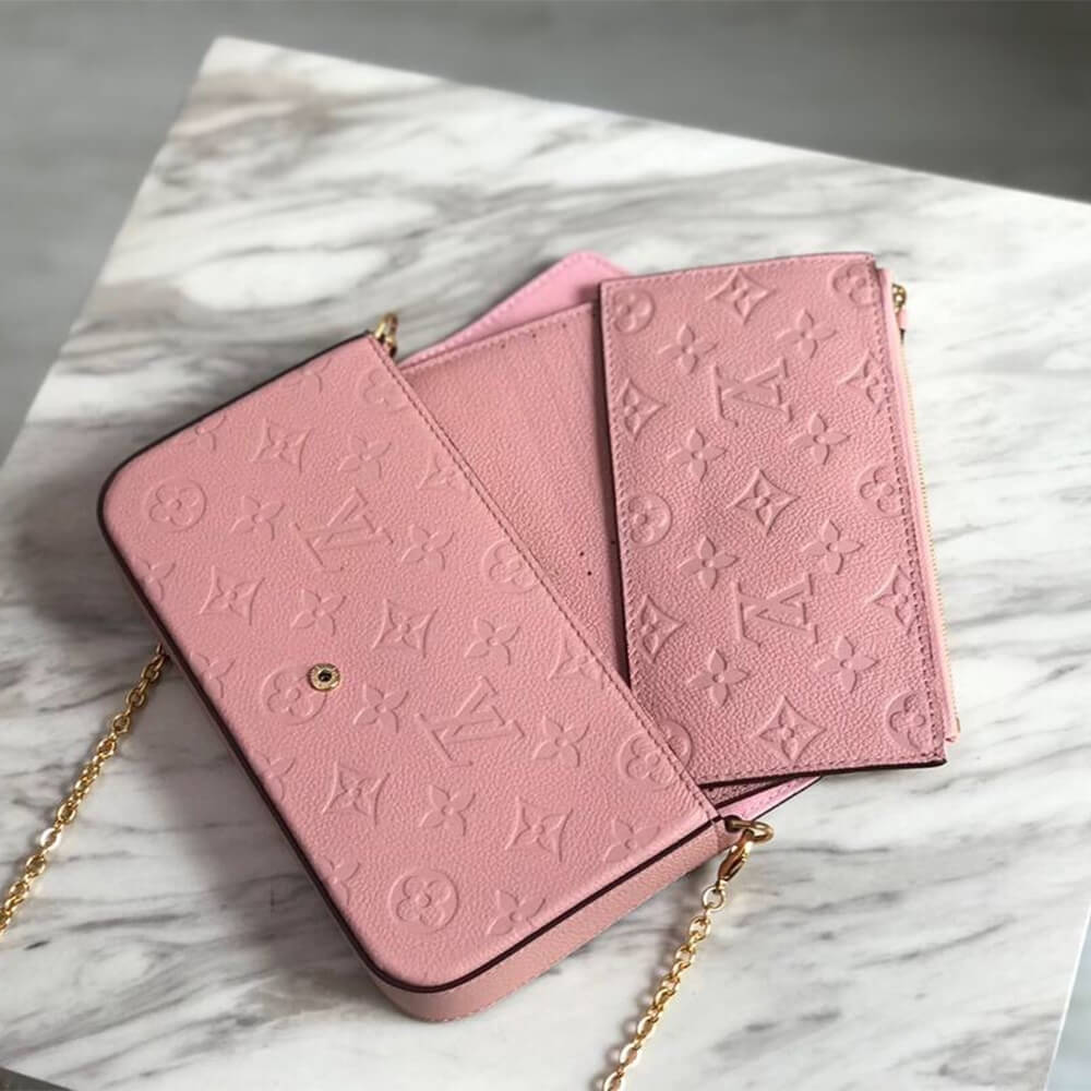 Pink LV Felicie Pochette - Image 6