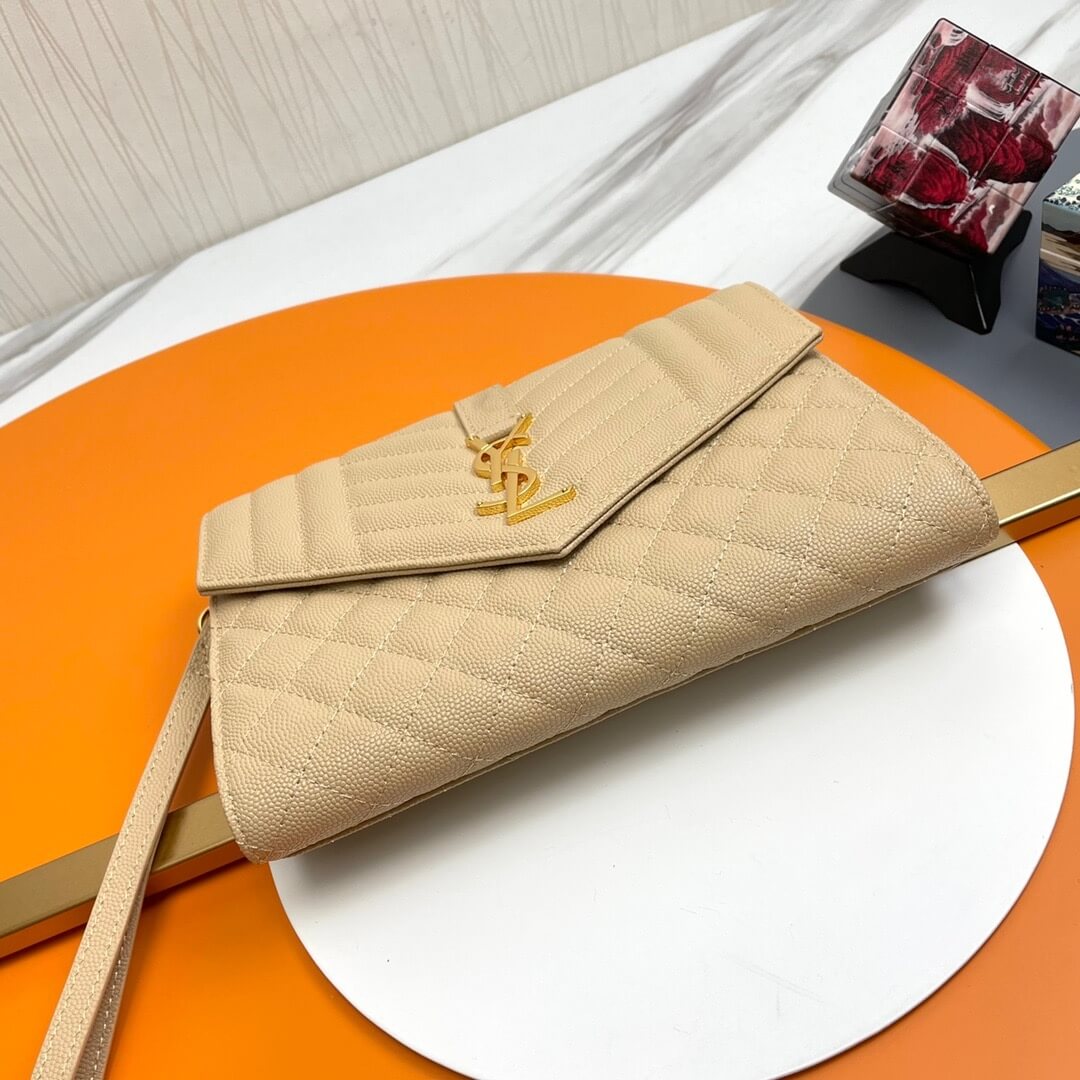 YSL CASSANDRE matelasse leather flap clutch - Image 6