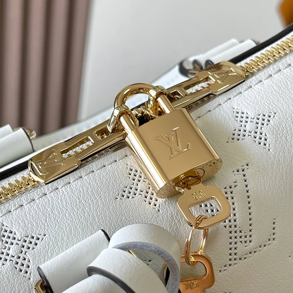 White Blanc LV Speedy Bandouliere 20 (high-end grade) - Image 6