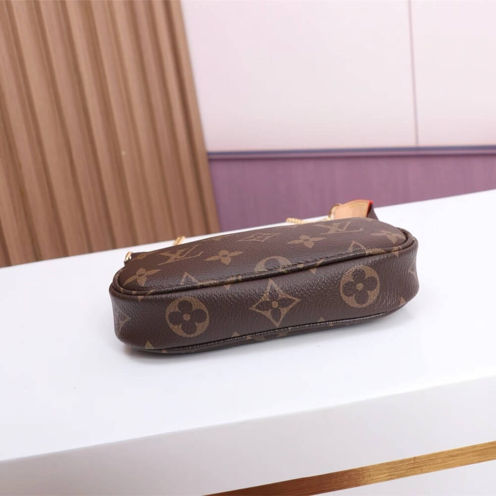 Coated LV Mini Pochette Accessoires - Image 6