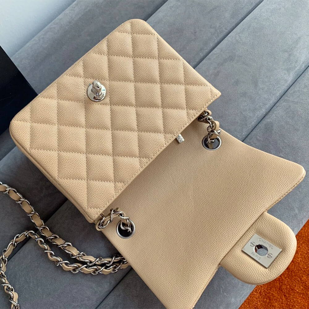 Beige Chanel MINI FLAP BAG (high-end grade) - Image 6