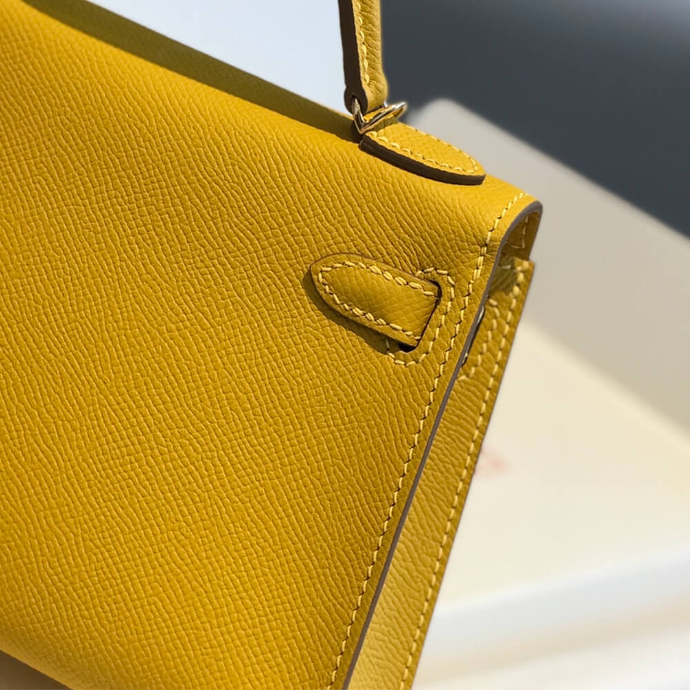 Yellow Hermes Mini Kelly II (High-end Grade) - Image 7