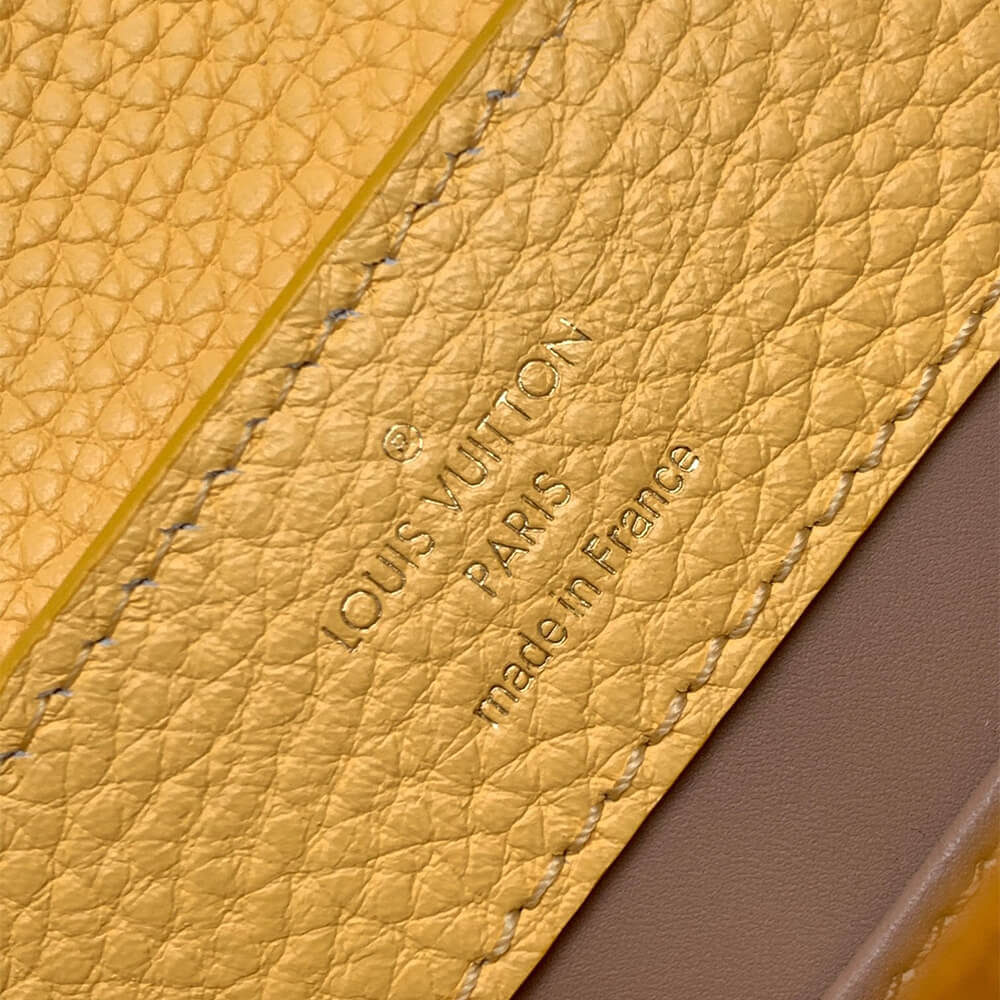 Yellow LV Capucines Mini (high-end grade) - Image 7