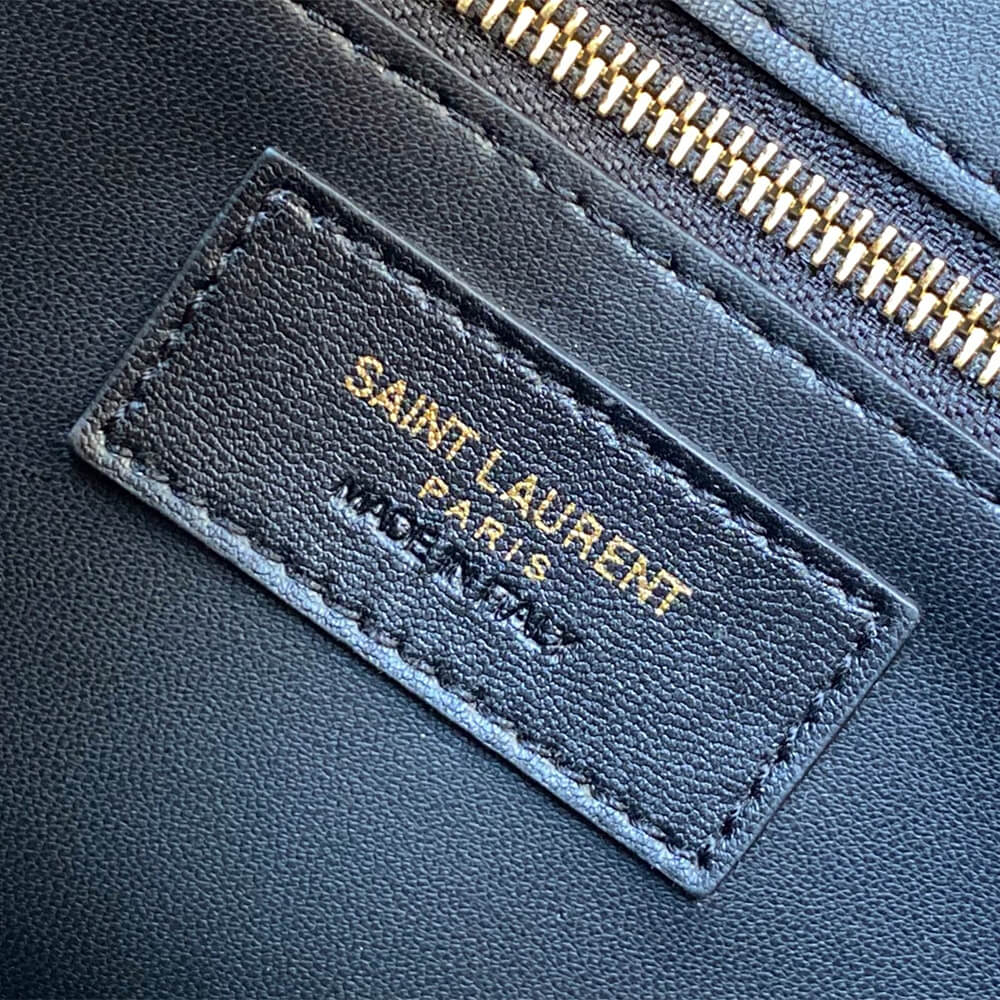 White YSL Quilted Gaby Shoulder Bag - Image 7