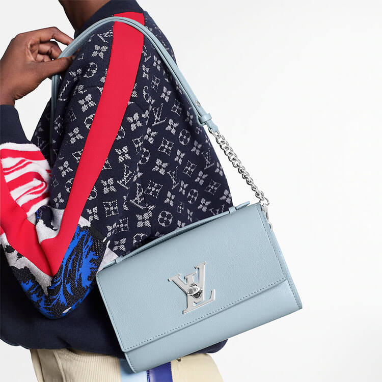 LV Lockme Clutch Purse - Image 7