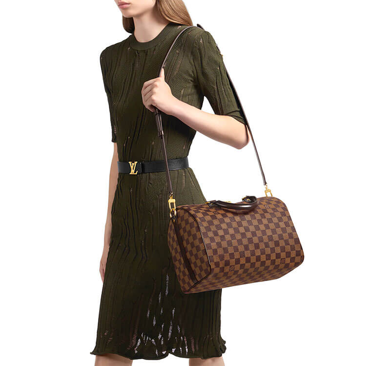 Damier LV Speedy Bandouliere 30 Handbag - Image 7