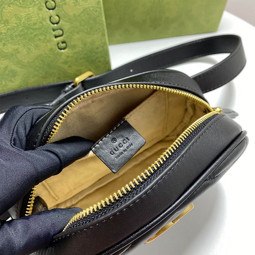 GG Marmont Quilted Leather Belt Bag - Image 7
