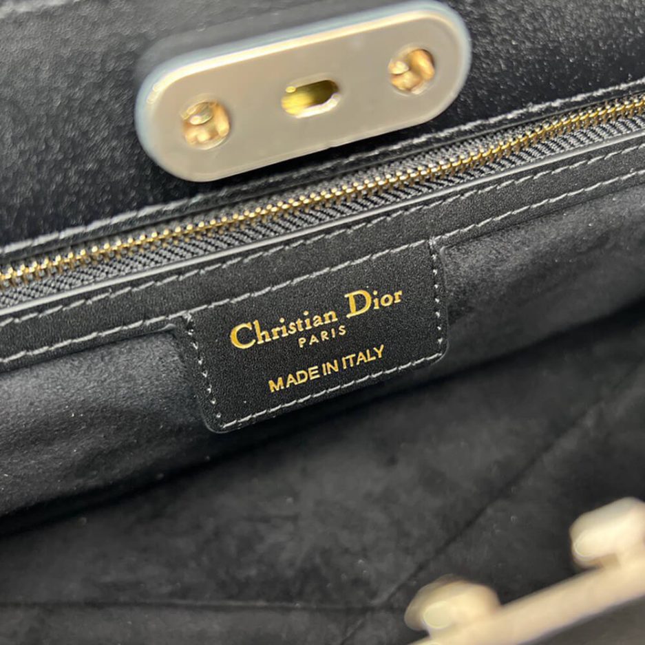 Black MEDIUM DIOR KEY BAG - Image 7