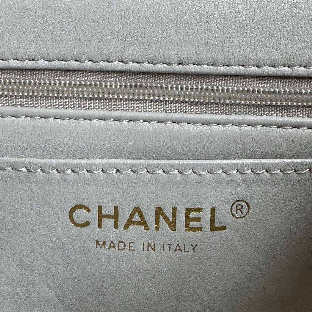 CHANEL Mini Classic Handbag With Top Handle - Image 7