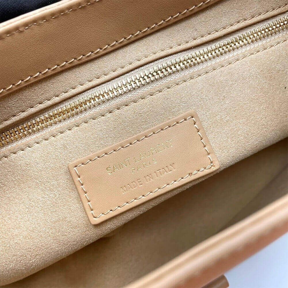 GREYISH YSL LE 5 A 7 bag in smooth leather - Image 7