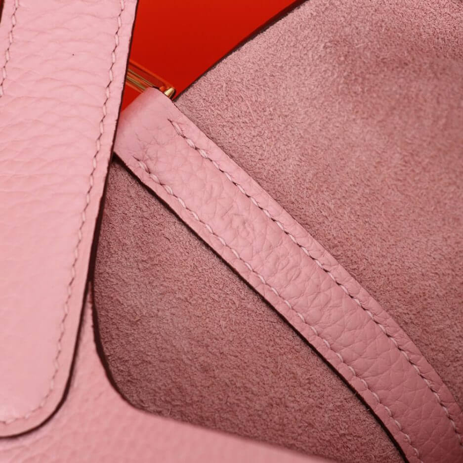 Pink Hermes Picotin Lock 22 bag (high-end grade) - Image 6