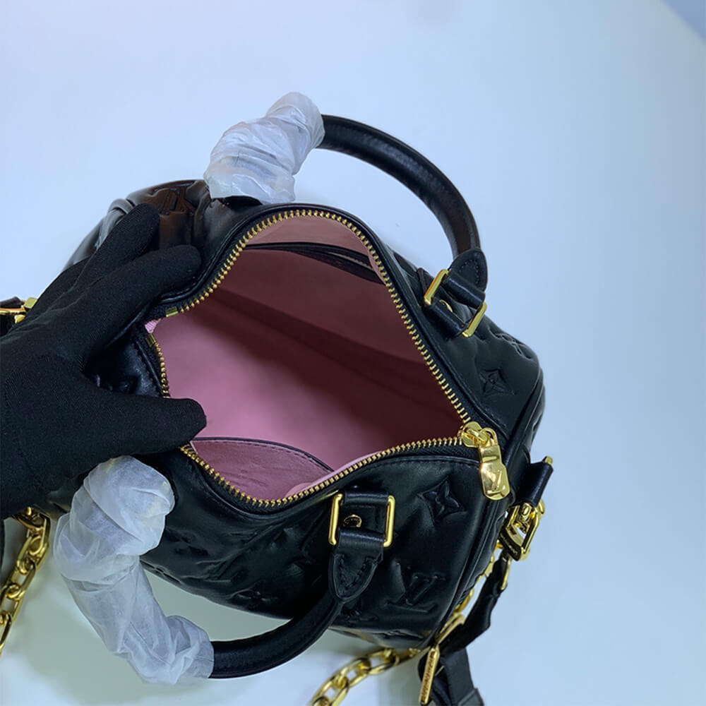 Black Louis Vuitton SPEEDY BANDOULIERE 22 - Image 8
