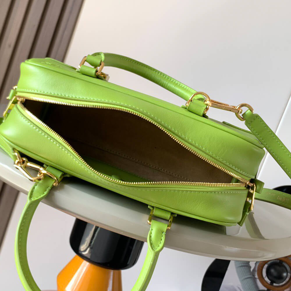 Gold LOEWE Amazona 23 Cropped bag in nappa calfskin (HIGH-END GRADE) - Image 8