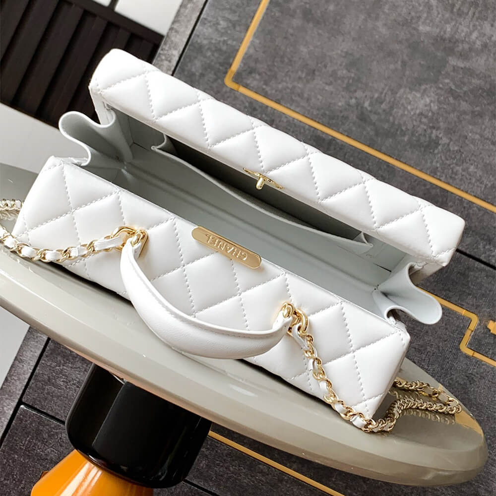 White CHANEL Box Pack (High-end grade) - Image 8