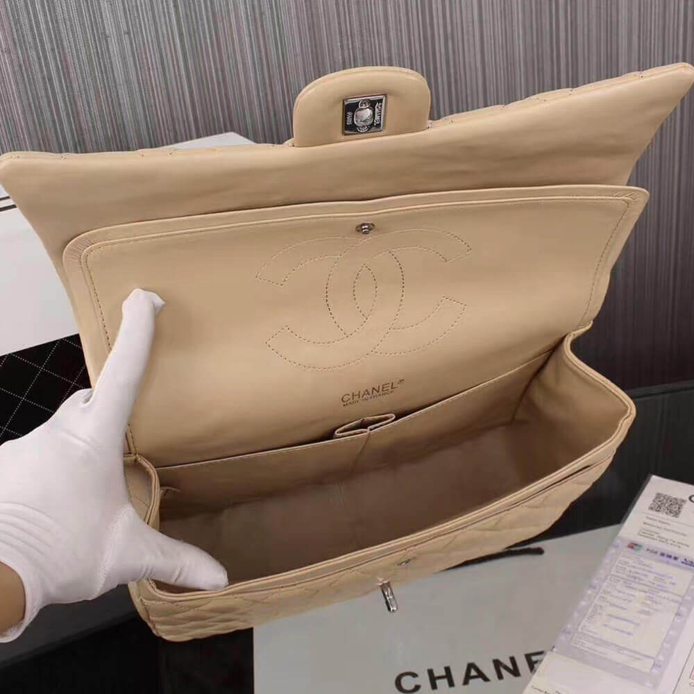 CHANEL Classic Maxi Handbag - Image 8