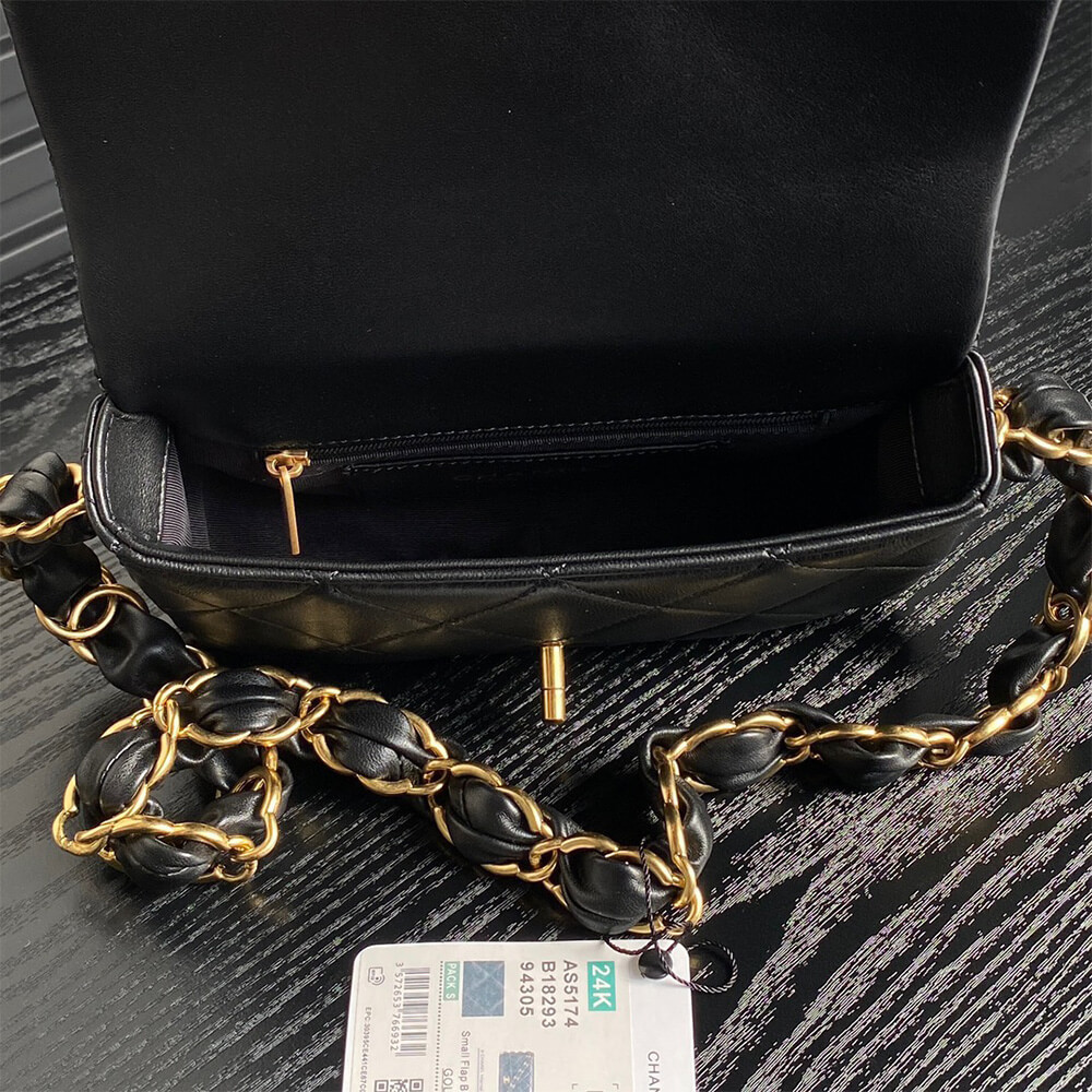 Black CHANEL Small Flap Bag (high-end grade) - Image 8