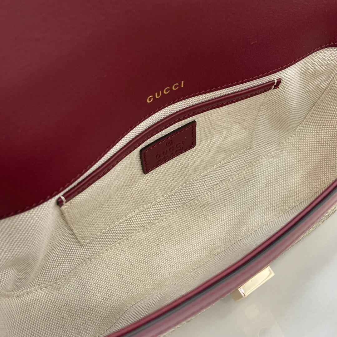Dark Brown Gucci Horsebit 1955 Soft small top handle bag - Image 8
